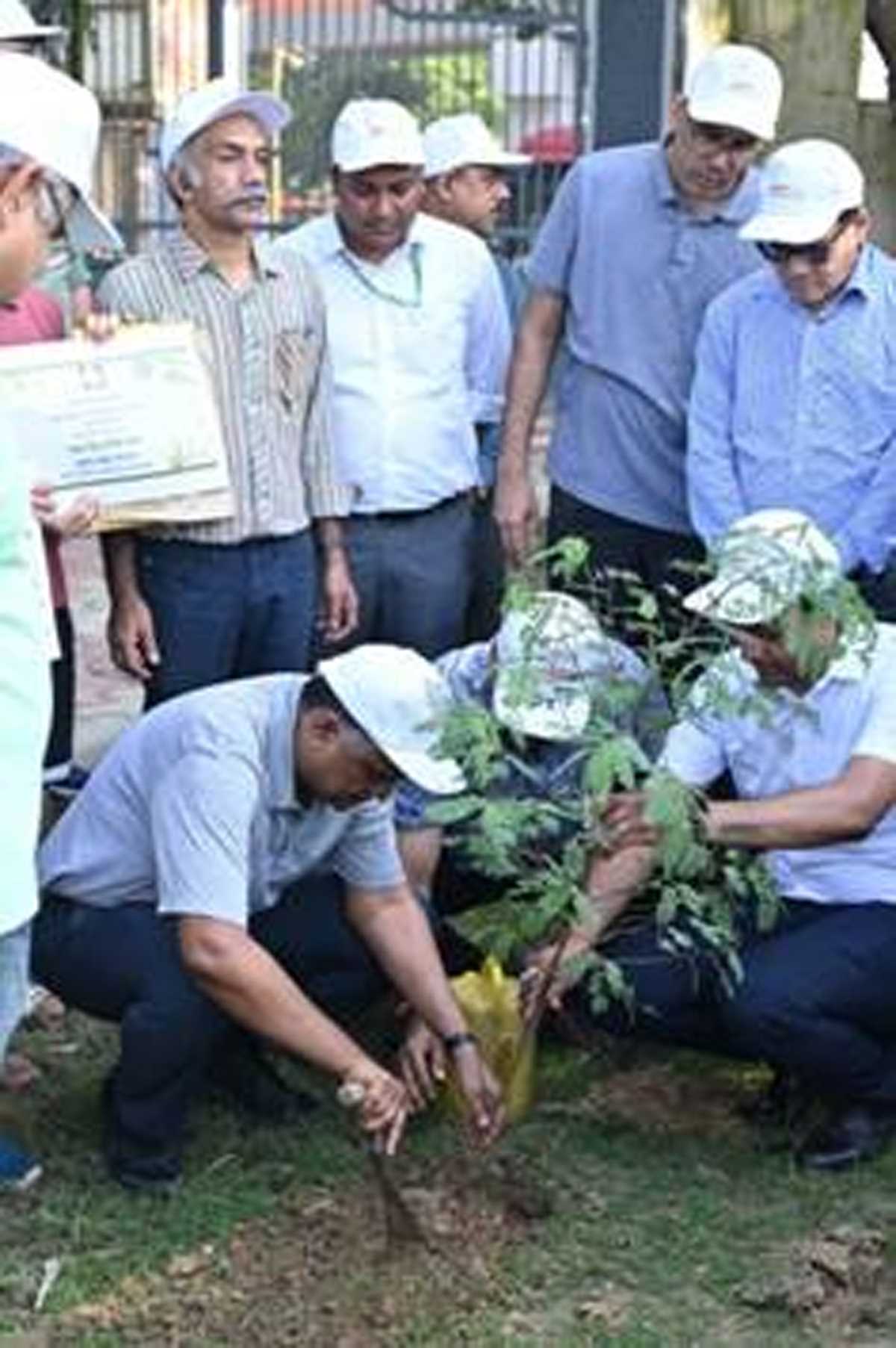 दिल्ली : बस स्टॉप पर सफाई अभियान में शामिल हुए केंद्रीय उच्च शिक्षा सचिव
